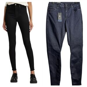 G-Star Shape High Super Skinny Women’s Indigo Dyed Stretch Denim Blue Jeans‎ NEW